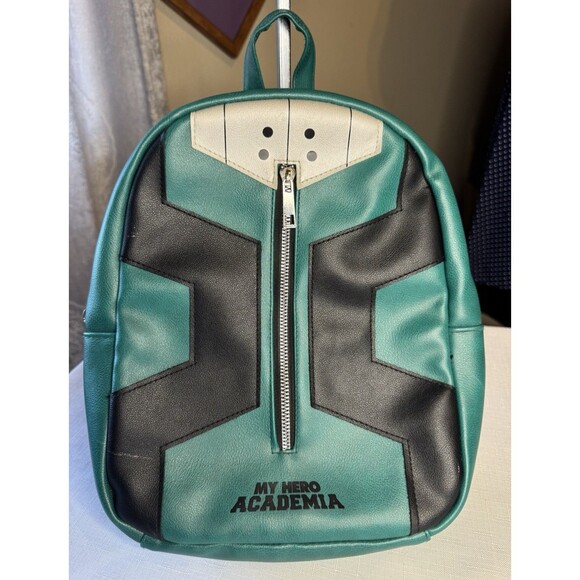 Bioworld Mini Backpack My Hero Academia Deku Suit Cosplay 12" x 10" EUC - Picture 1 of 11